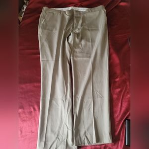 Perry Ellis Portfolio Mens Toast Beige StraightFit Comfort Waistband Dress Pants